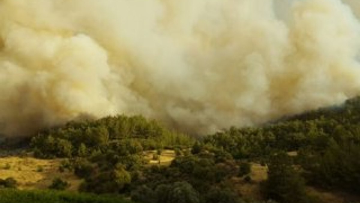 Antalya'da orman yangını devam ediyor