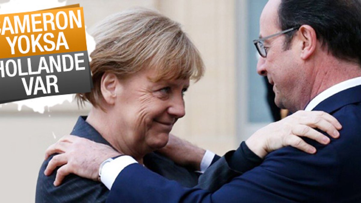 Merkel ve Hollande'dan ittifak kararı