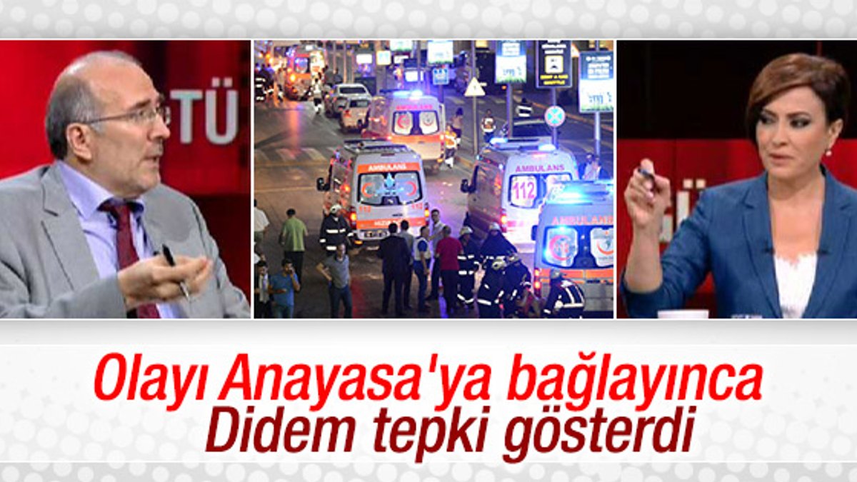 CNN Türk'te saldırıdan sonra Didem Arslan'ı kızdıran konuk