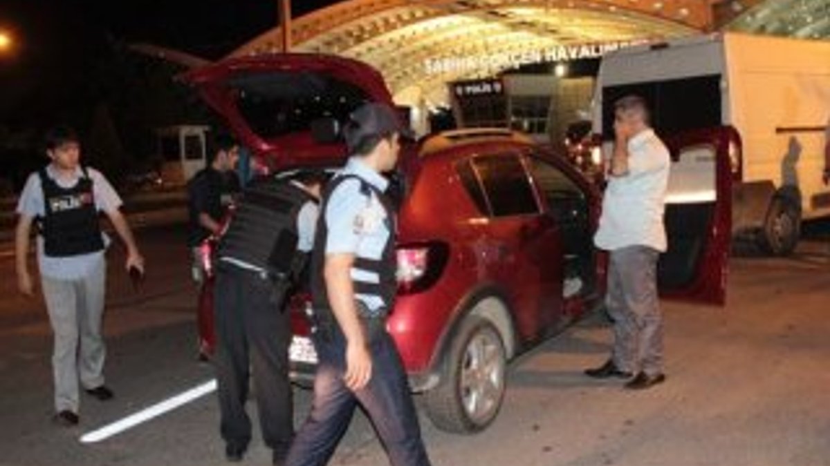 İstanbul polisi Sabiha Gökçen Havalimanı'nda alarma geçti