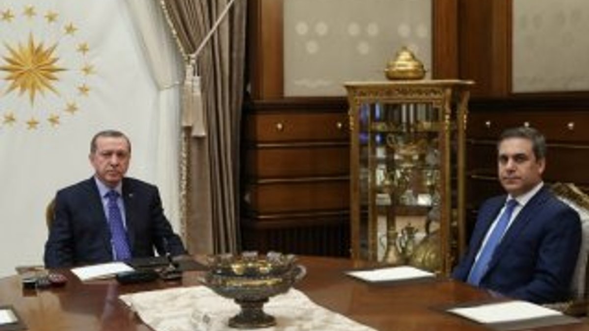 Cumhurbaşkanı Erdoğan Hakan Fidan’ı kabul etti