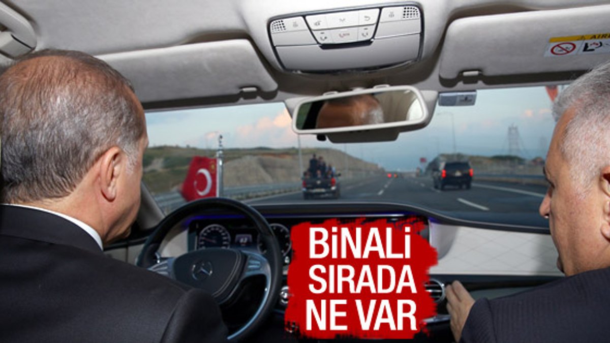 Osmangazi Köprüsü'nden geçerken aracı Erdoğan kullandı