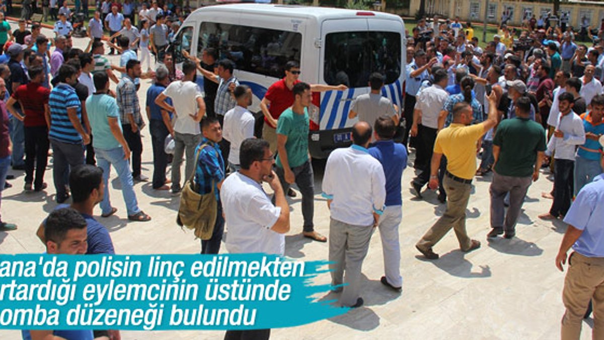 Adana'da cuma namazında canlı bomba paniği