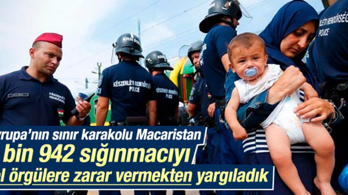 Macaristan sığınmacıları geri gönderiyor