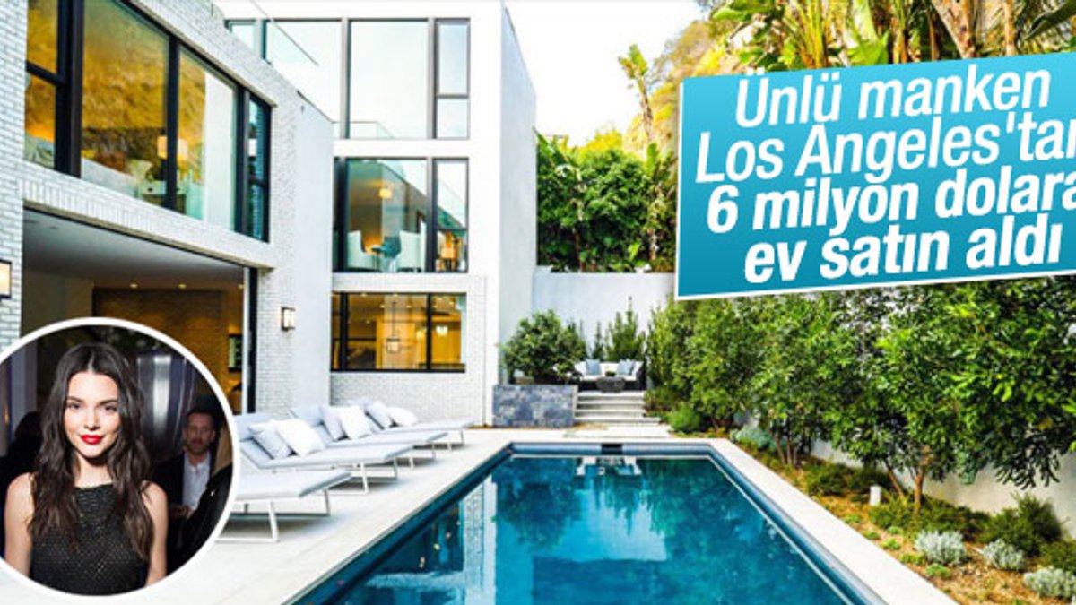 Kendall Jenner'ın Los Angeles'taki evi göz kamaştırıyor