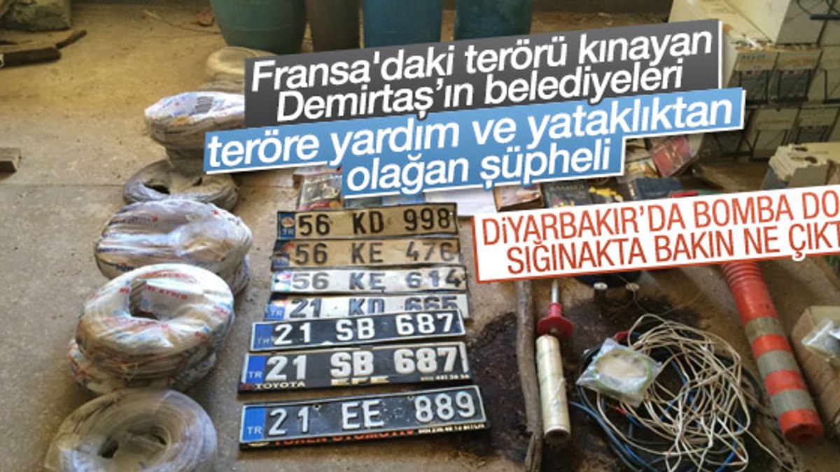 PKK deposundan resmi plakalar çıktı