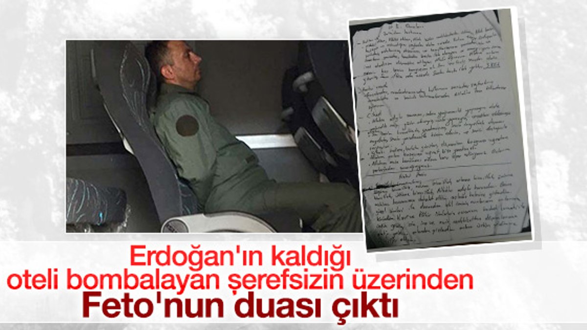 Erdoğan'ın otelini bombalayan hain yüzbaşı
