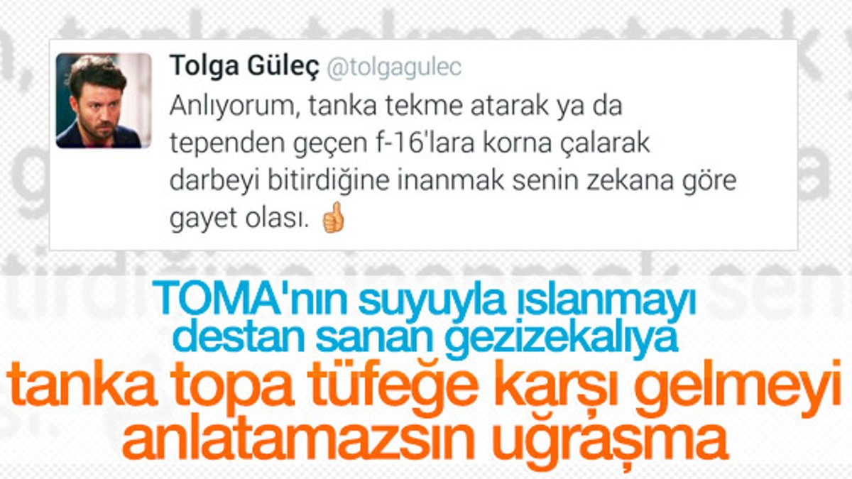 Tolga Güleç'ten darbe kalkışması tweeti