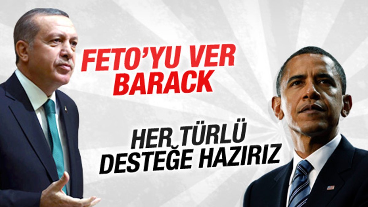 Obama'dan Erdoğan'a telefon