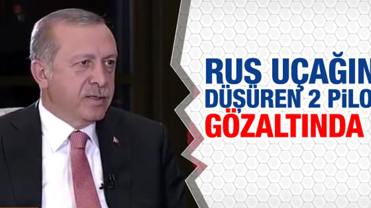 Erdoğan'dan Rus uçağı açıklaması
