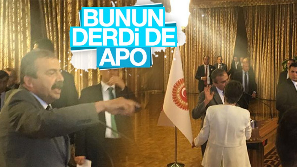HDP'li Sırrı 'Sayın Öcalan' dedi Meclis karıştı