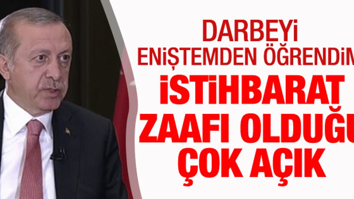 Erdoğan El Cezire canlı yayınına katıldı
