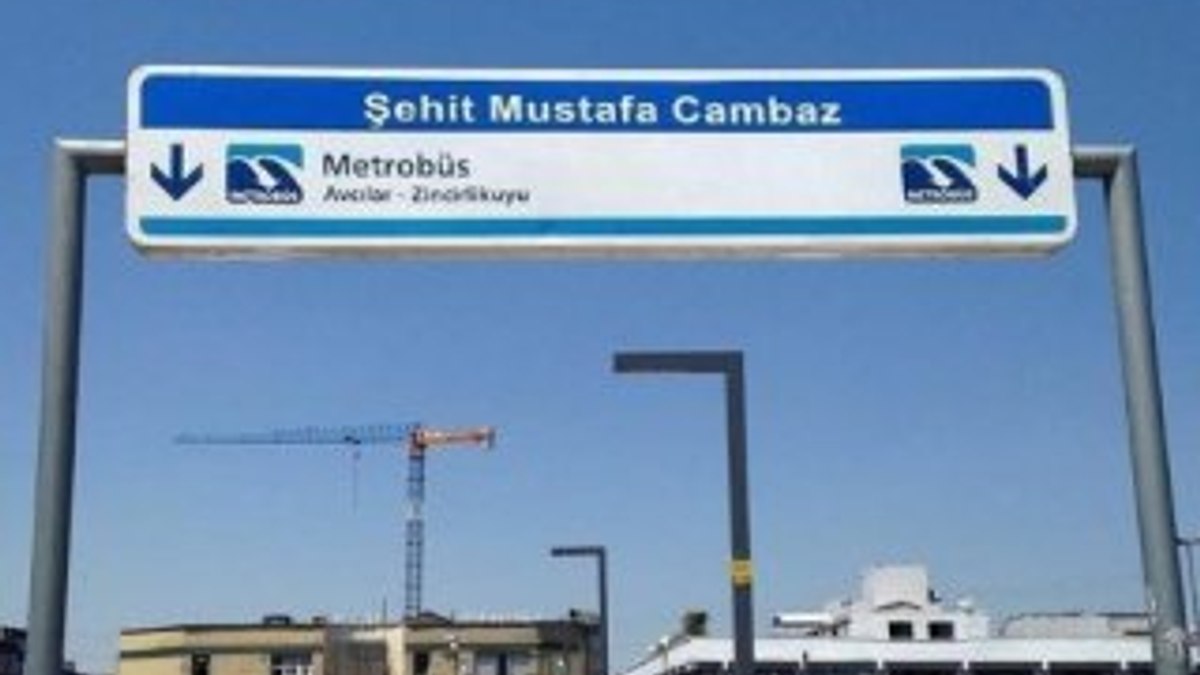 Şehit gazetecinin adı metrobüs durağına verildi