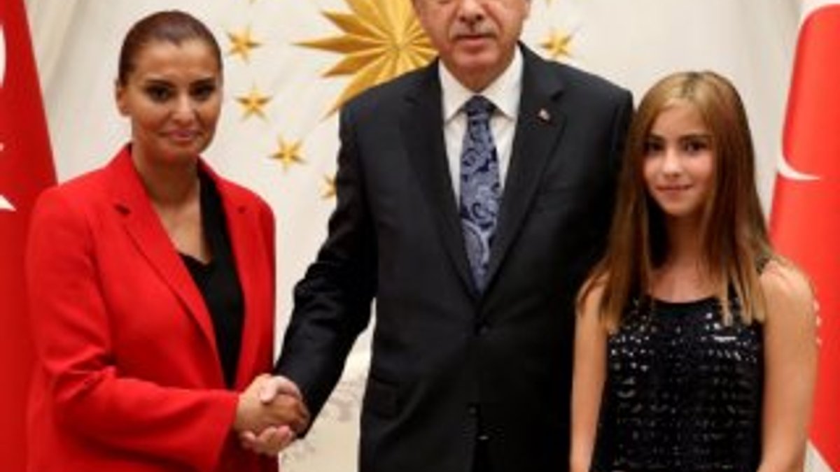 Cumhurbaşkanı Erdoğan Hande Fırat'ı kabul etti