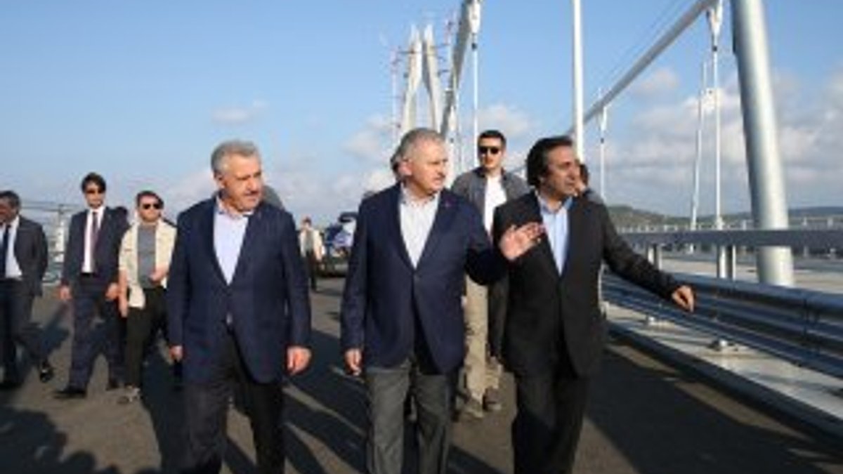Başbakan 3. Köprü'de konuştu