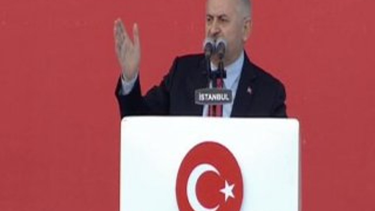 Binali Yıldırım'ın Yenikapı konuşması