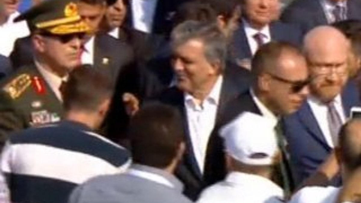 Abdullah Gül Yenikapı'da