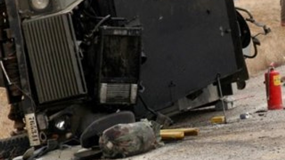 Siirt'te zırhlı araç devrildi: 1 şehit