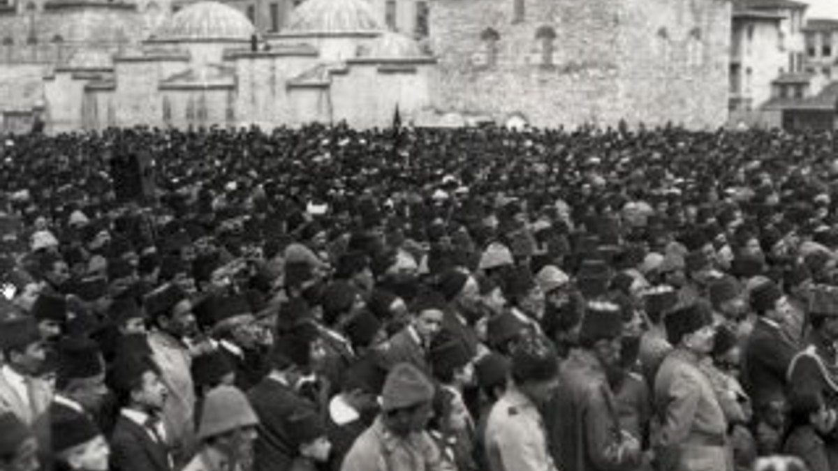 1919 Sultanahmet mitinginin arşiv görüntüleri