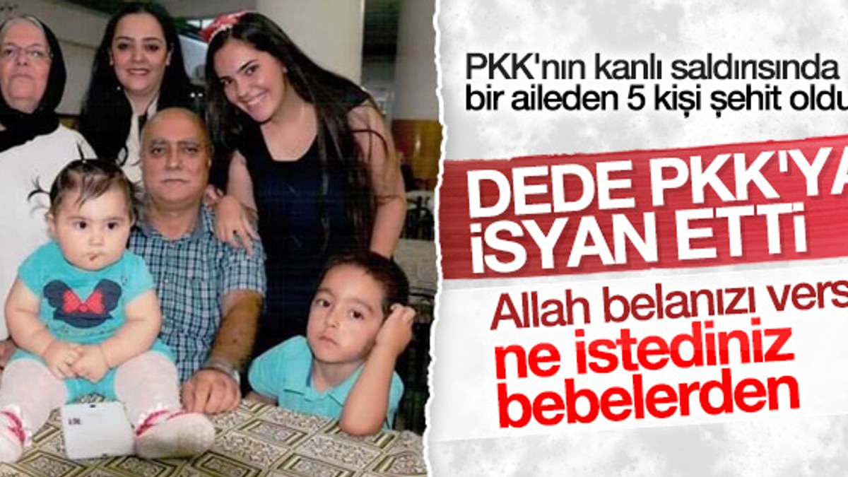 PKK saldırısında torunlarını kaybeden Turan Aydın öfkeli