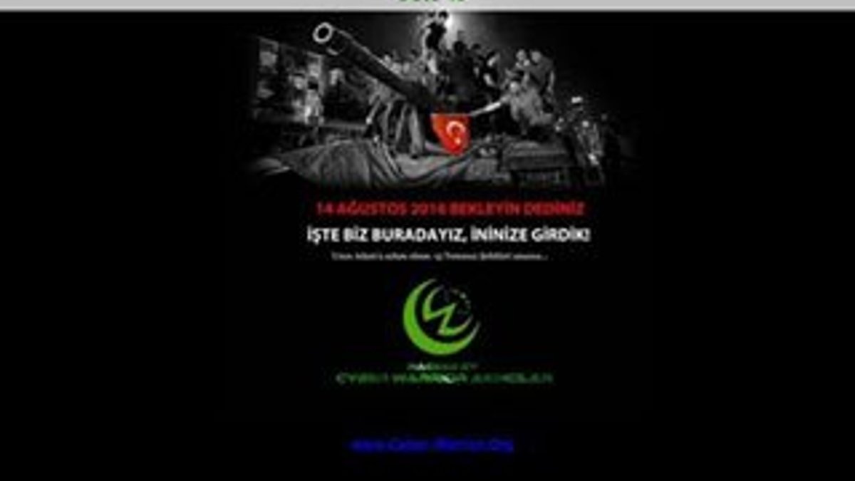 Akıncılar, Gülen’in sitesini hackledi: Millet eğilmez