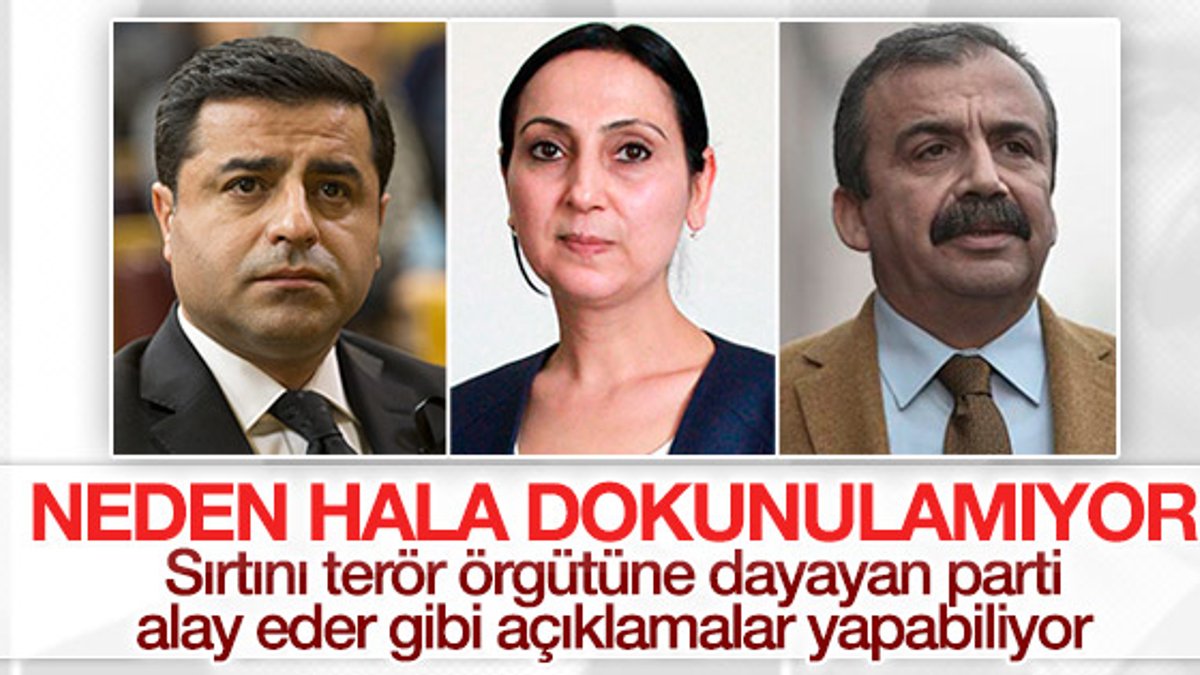 HDP'ye göre bilinmeyen birileri terör işliyor