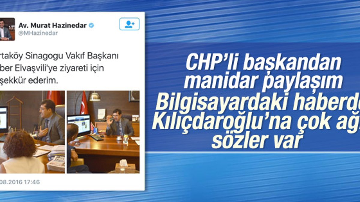 CHP'li başkanın bilgisayarındaki 'kaset' haberi