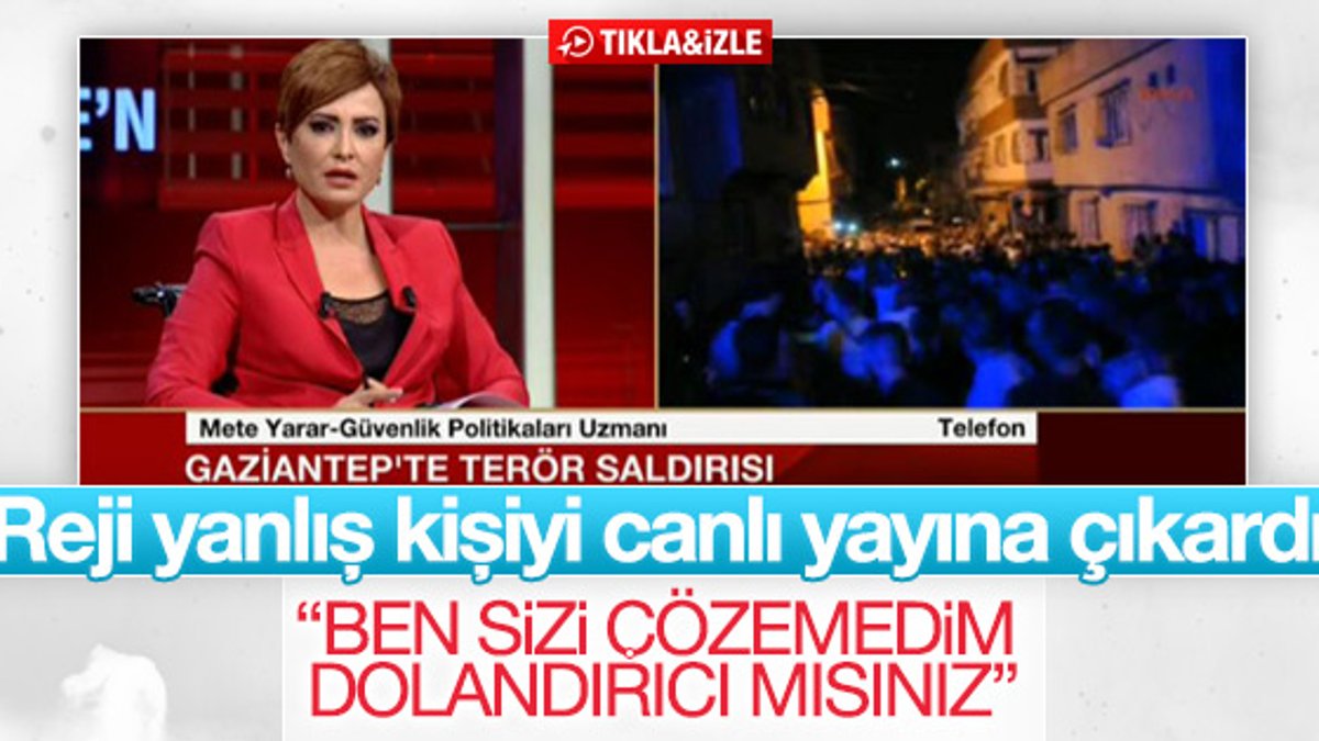 CNN Türk'te hatalı telefon bağlantısı
