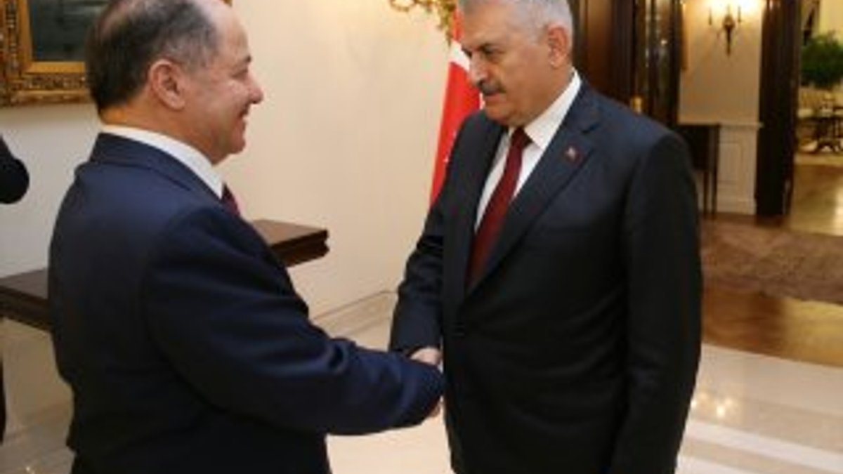 Başbakan Yıldırım Barzani'yi kabul etti