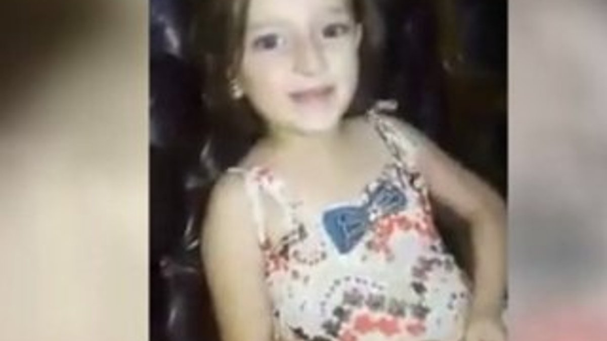 Suriyeli küçük kız şarkı söylerken bomba patladı