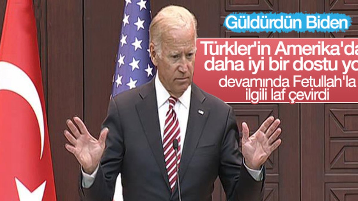 Joe Biden: Türkler'in Amerika'dan daha iyi bir dostu yok