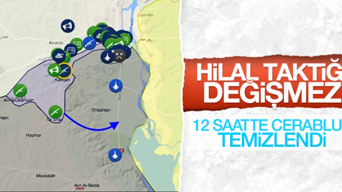 Türk ordusu 'Hilal Taktiği'ni kullandı
