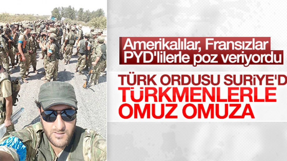 Suriye'deki Türkmen Birlikler Türk tanklarını karşıladı