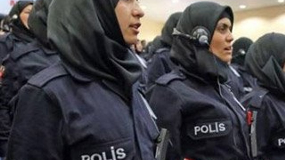 Kadın polisler için başörtüsüne serbestlik