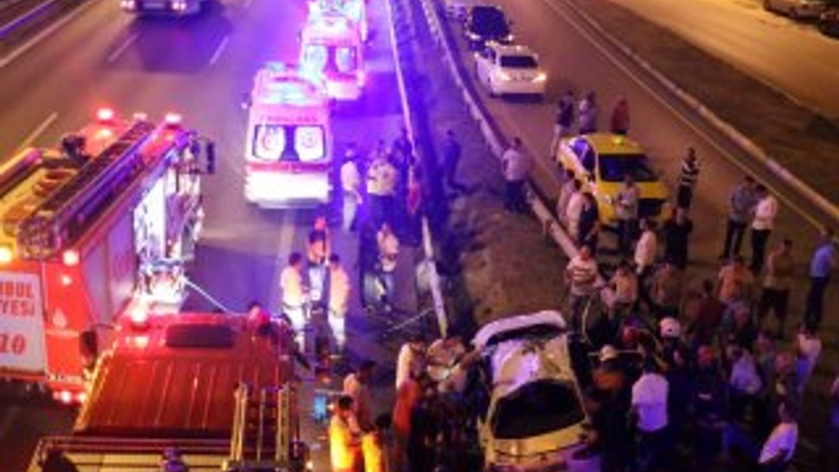 Maltepe'de kaza: 1 ölü 5 yaralı