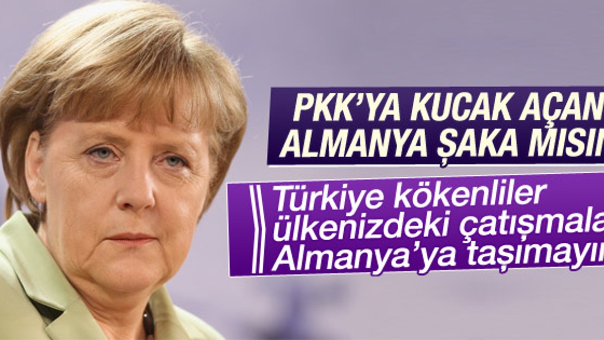Merkel: Türkiye'deki sıkıntılar Almanya'ya taşınmamalı