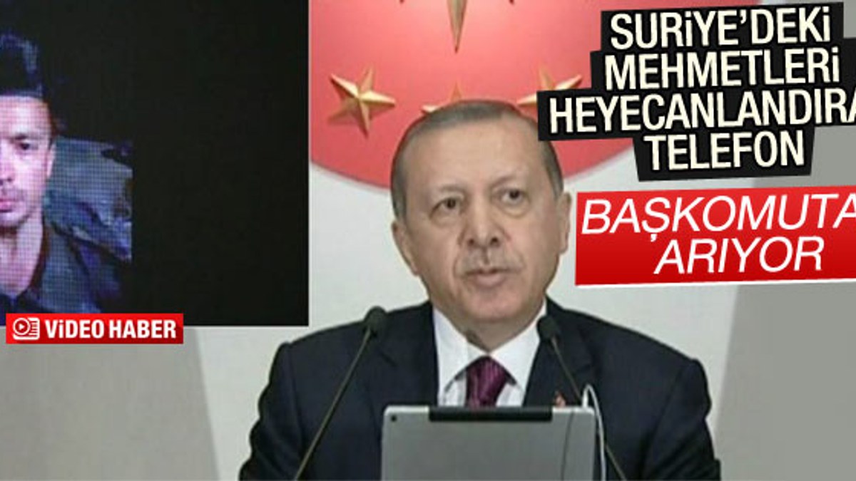 Cumhurbaşkanı Erdoğan Beştepe'den Cerablus'a bağlandı