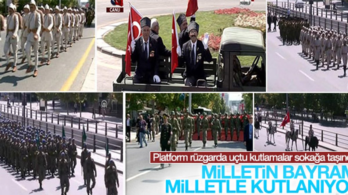 Atatürk Kültür Merkezi'ndeki geçit töreni iptal edildi