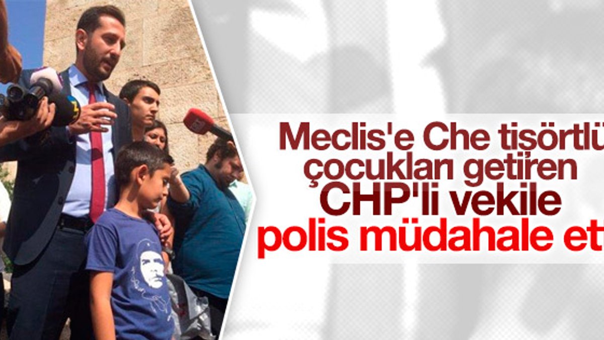 CHP'li Hakverdi Meclis'e Che tişörtlü çocukları getirdi