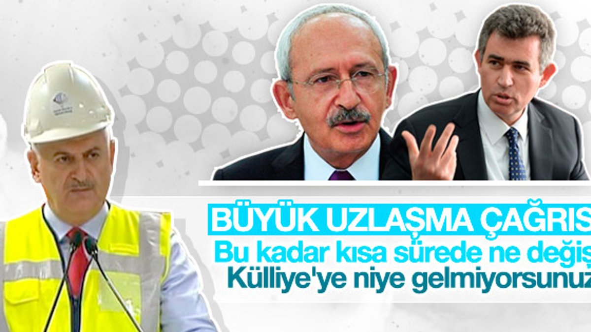 Başbakan'dan Kılıçdaroğlu ile Feyzioğlu'na çağrı