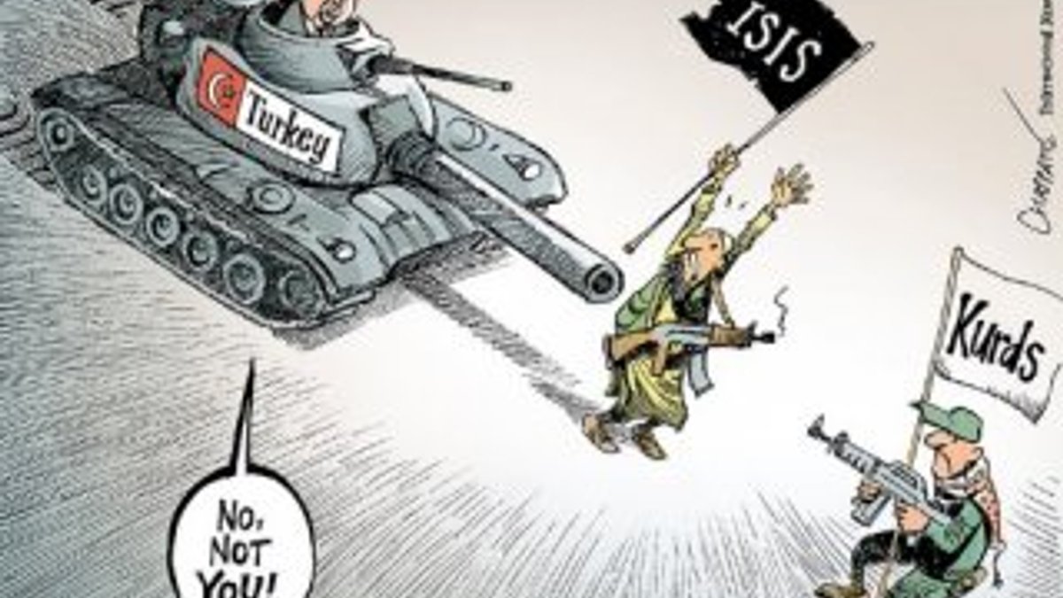New York Times karikatürü: Erdoğan’ın hedefi Kürtler