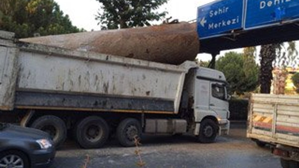 Üst geçidi hesaba katamadı