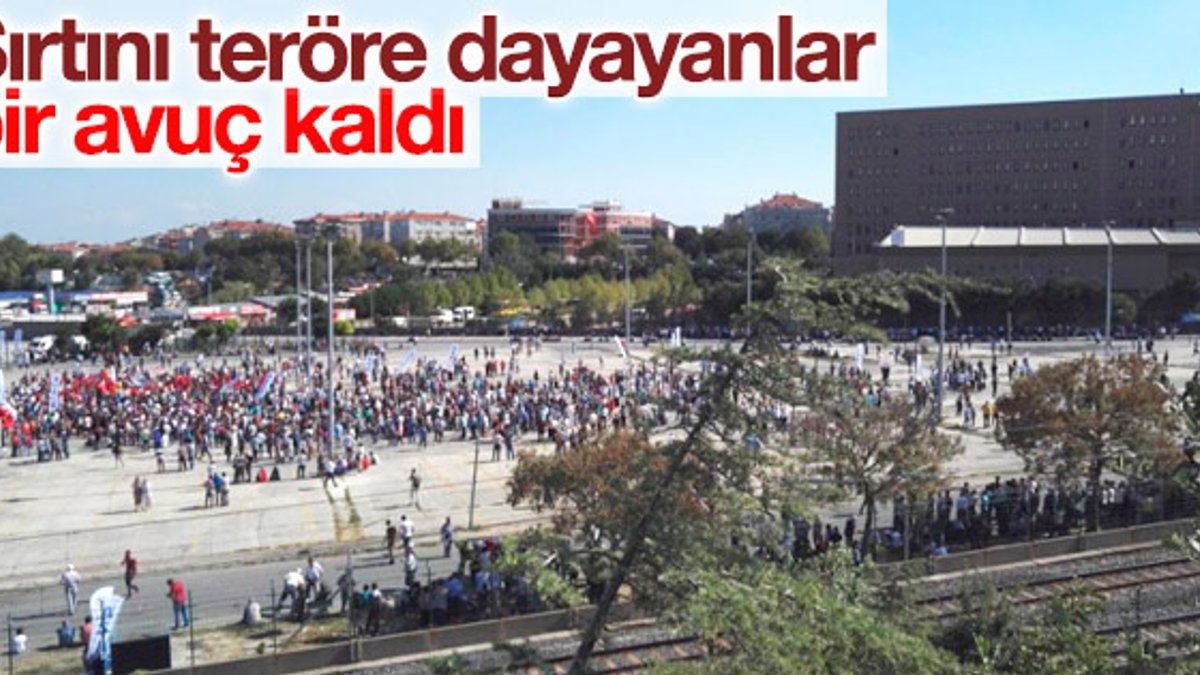 HDP'nin Bakırköy mitingine ilgi az oldu