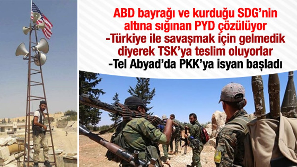 PKK'dan sonra PYD de çözülüyor