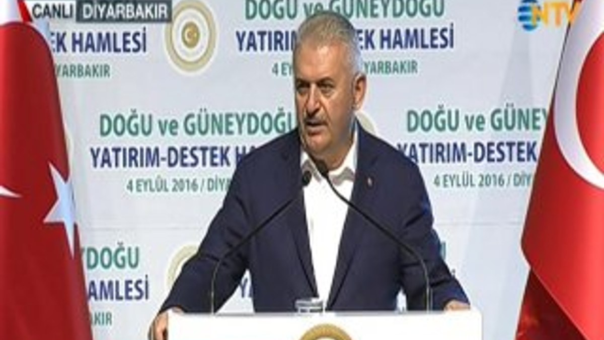 Binali Yıldırım'ın Diyarbakır konuşması