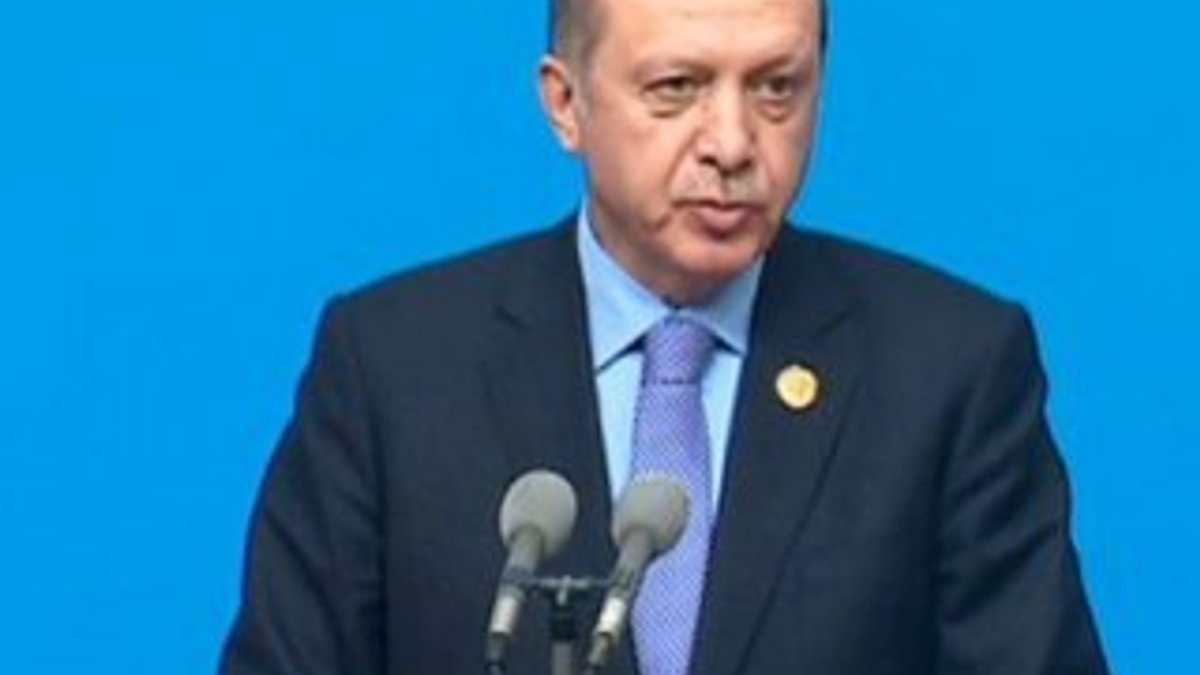 Cumhurbaşkanı Erdoğan Çin'de konuştu