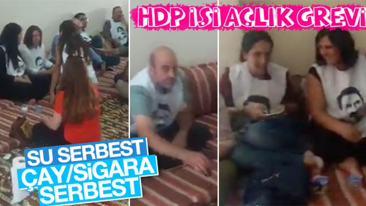 HDP'lilerin açlık grevinde su, çay ve sigara serbest