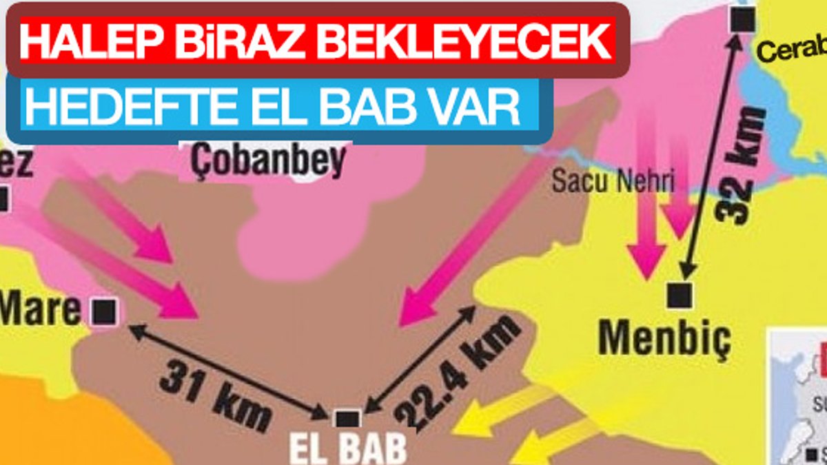 ÖSO El-Bab'a doğru ilerliyor