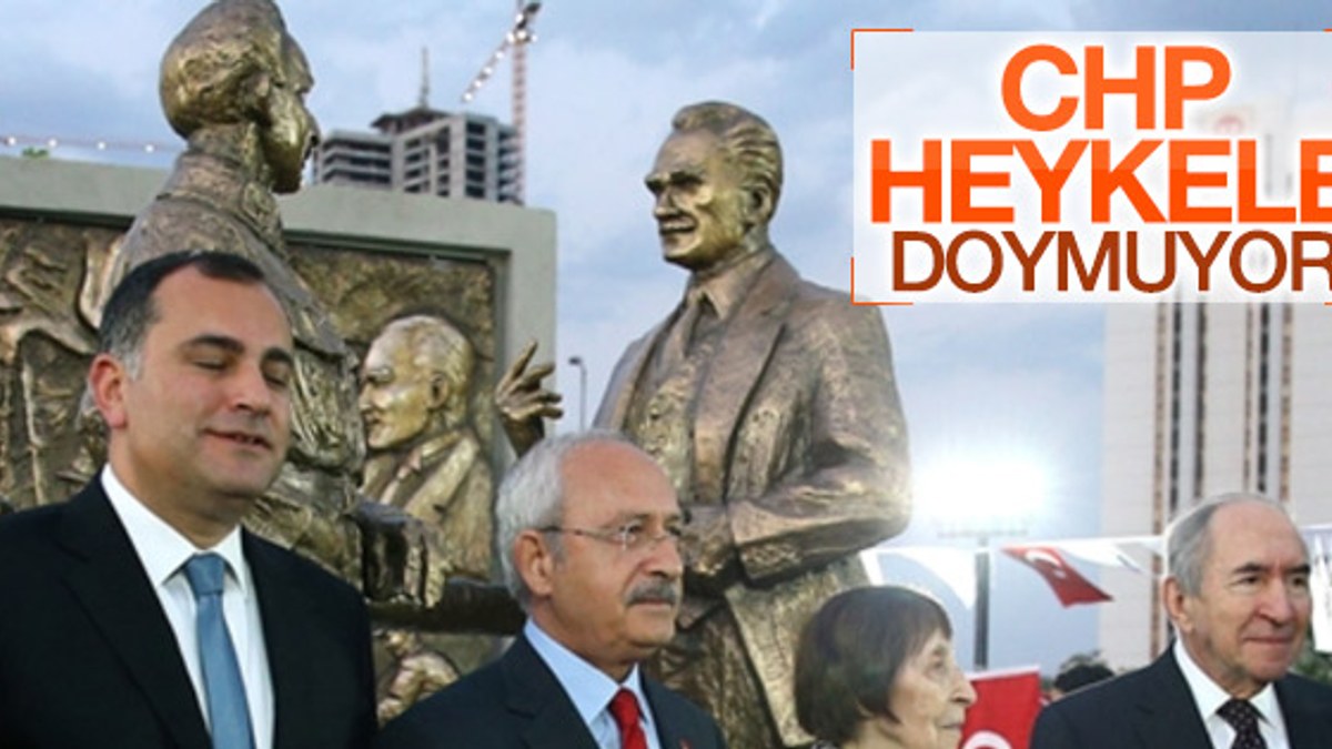 Kılıçdaroğlu heykel açılışı yaptı