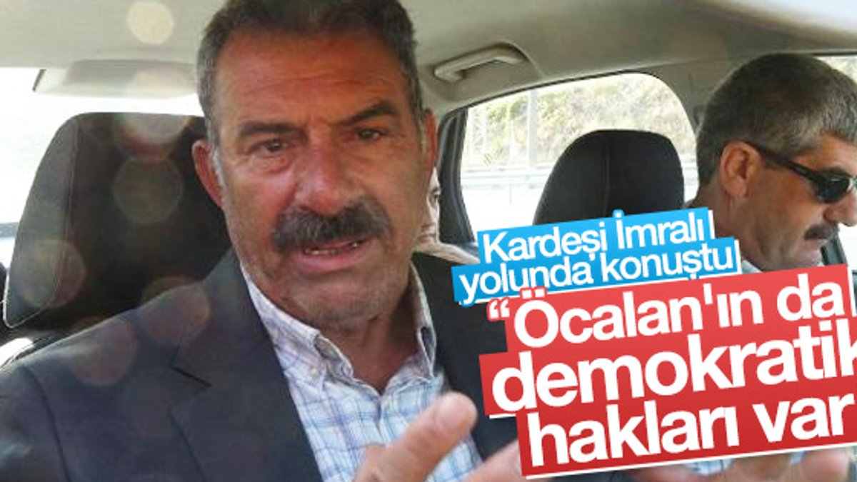 Mehmet Öcalan, görüş için İmralı Adası’na gitti